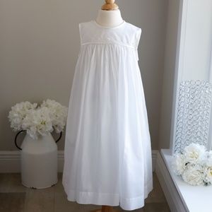 Strasburg Dress Vintage Heirloom White Cotton Girl Size 6 Portrait Vacation NWOT